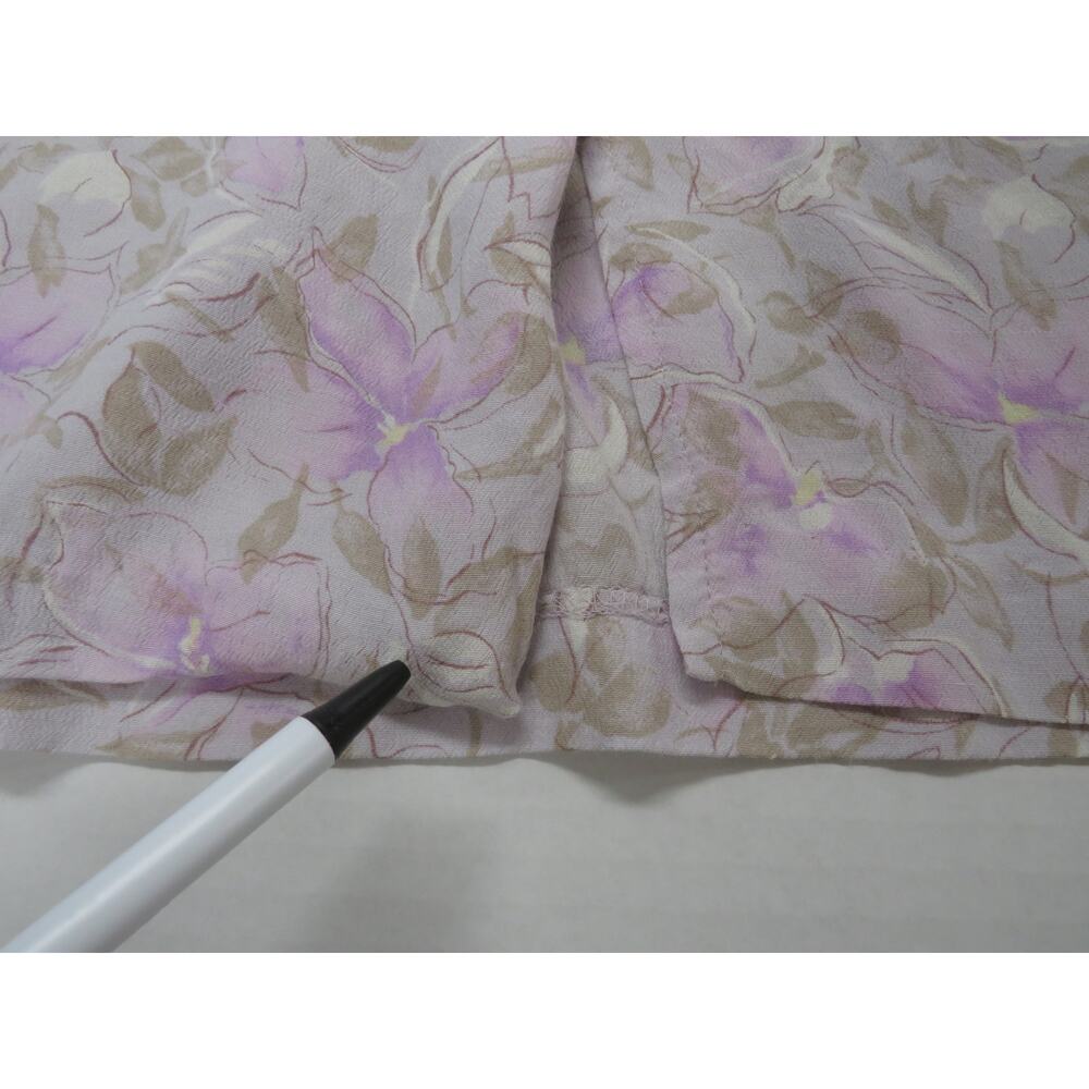Made in Ireland 100% Rayon Vintage Skirt Women's 12 Pastel Floral Cottage Fairy - Picture 6 of 12